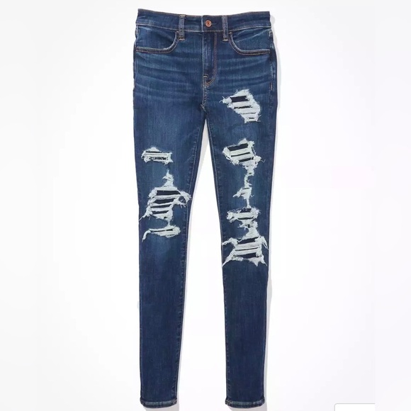 ✨ HOST PICK✨ AE Ne(x)t Level Ripped Low Rise Jegging | Size 00 - Picture 1 of 9